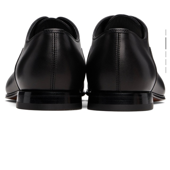 Black Boss Beckham edition polished leather oxfords - Picture 2 of 6